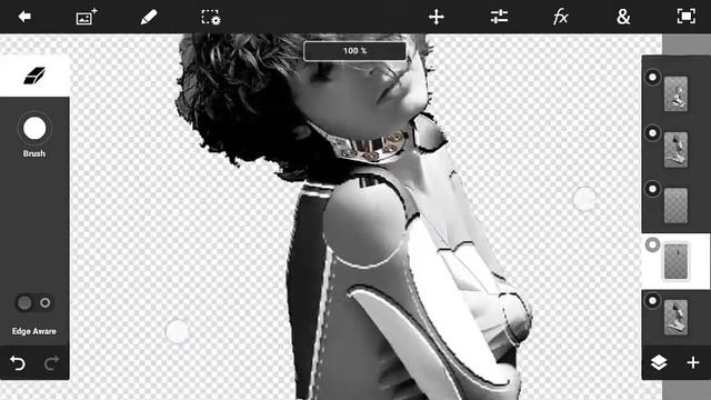 Cyborg Girl Editing In Android Mobile,picsart And Ps Touch Editing Tutorials.