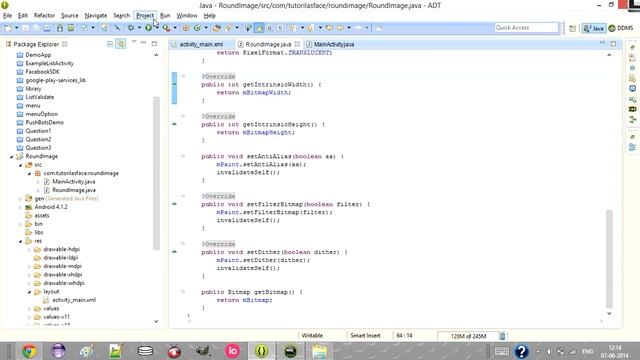 HOW TO CROP IMAGE VIEW AS CIRCLE / ROUND IN ANDROID