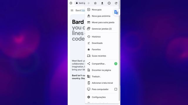 Como Usar O Google Bard No Android - Traduzido Pra Português Brasil