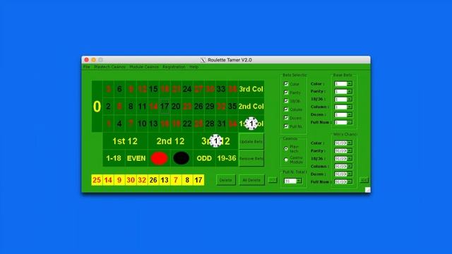Roulette Tamer 2.0 - Free Roulette Software