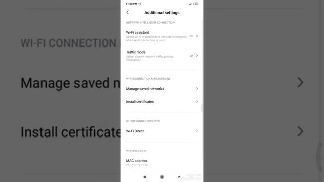 NO WPS OPTION IN ANDROID P