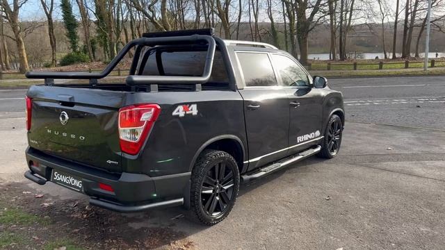 SsangYong Musso 2.2  Rhino Auto Finished In Space Black , Video Walk Around!