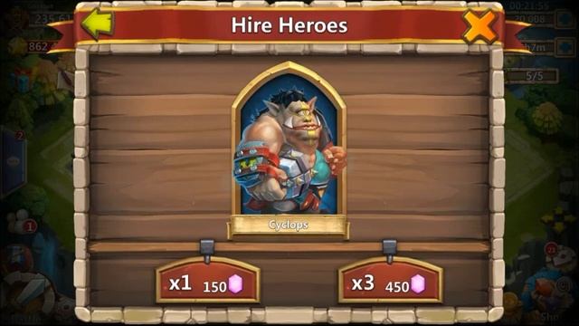 20k Gems Rolled On Goonbots Account! Castle Clash
