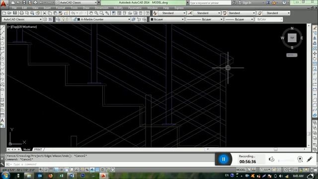 How To Make Sectional Elevation Stair | AUTO CAD | By (50x90 Design Studio)