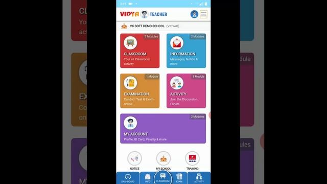 Introduction Of VIDYA Teacher App | VK SOFT