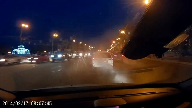 Видеорегистратор - зеркало заднего вида H9 ночь