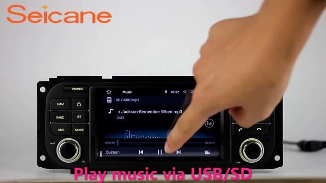 1999-2004 Jeep Grand Cherokee Gps Sat Nav Stereo Upgrade With Radio Dvd Steering Wheel Control