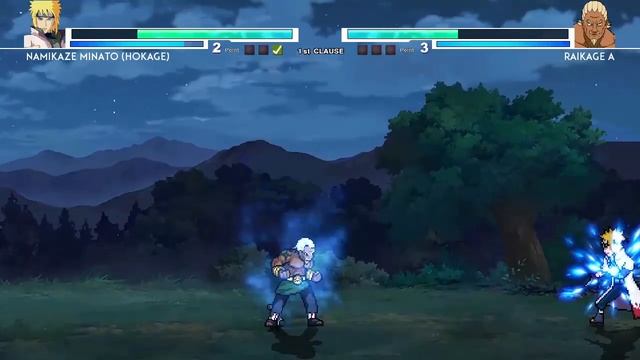 Namikaze Minato VS Raikage In Jump Force Mugen 🔥