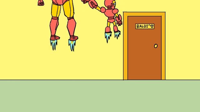 Iron Sends His Child To Baldis Basics Animation