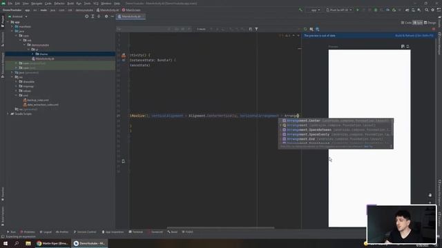 COLUMNS ROWS Y BOX En Jetpack Compose