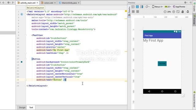Android Application Development Tutorial For Beginners - #2 | 2017