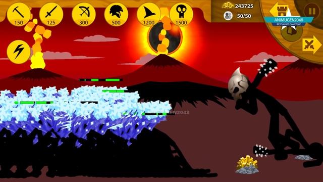 💛 EPIC WAR GIANT SKIN ICE Vs FINAL BOSS INSANE 💛 STICK WAR LEGECY APK #FHD