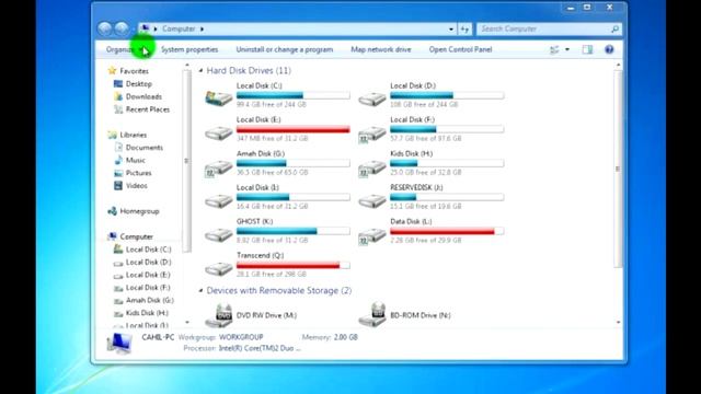 How To Hide/show Hidden Files On Windows 7
