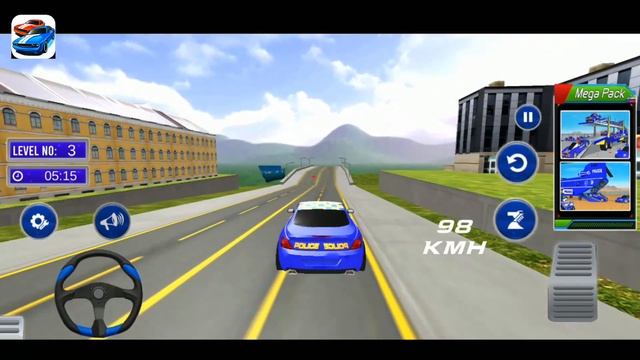 Grand Police Vehicles Transport Truck - Android GamePlay