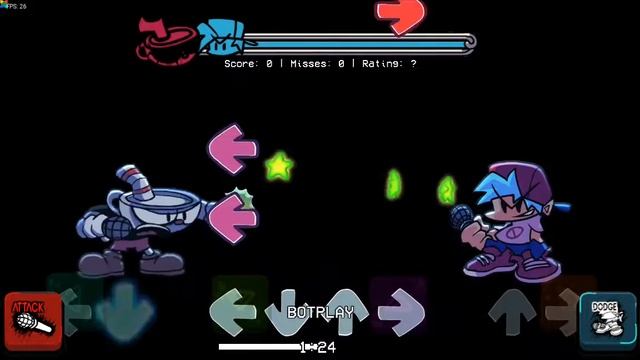 Fnf Mobile Knockout With Attack And Dodge ( Link In Description)