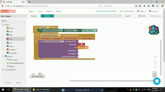 Download  Image File In Webview | Thunkable | Appybuilder