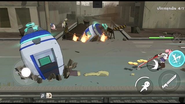 เกม Swordash เกมแนว Action ตะลุยด่านสุดมันส์ ของนักดาบสาวต่อสู้กับซอมบี้ !!!