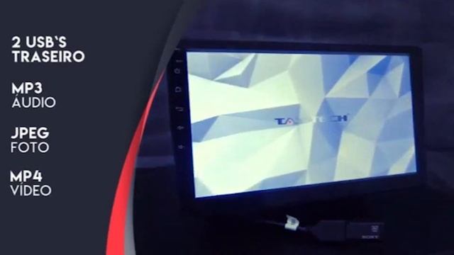 Lançamento Central Multimidia 1 Din Tela 10
