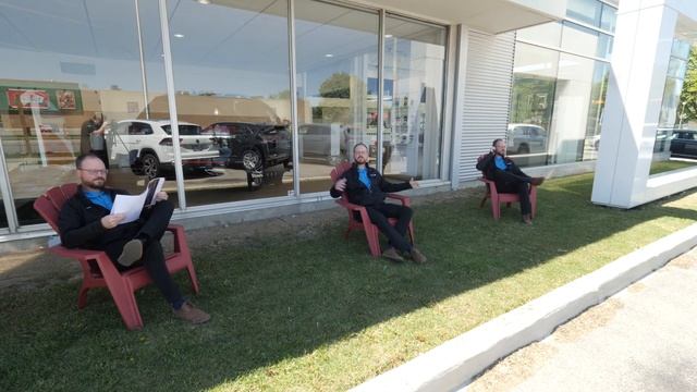 New Outdoor Seating At Chatham Volkswagen