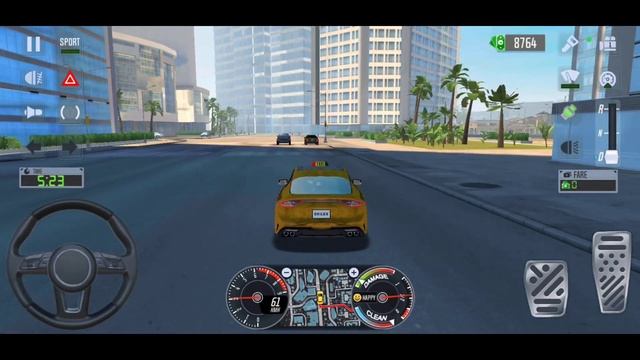 Texi Sim 2022 Evolution: Miami Street Kia Stinger Car Driving - Android Gameplay