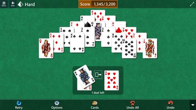 Microsoft Solitaire Collection: Pyramid - Hard - May 17, 2023