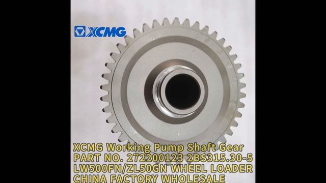 CHINESE FACTORY SALE XCMG Working Pump Shaft Gear 272200123 2BS315.30-5 LW500FN/ZL50GN WHEEL LOADER
