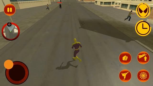 Flying Spider Ninja War Hero - Android Gameplay