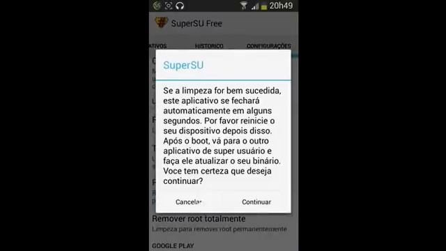 Solução Definitiva Para O Erro Do Binário Do SuperSU