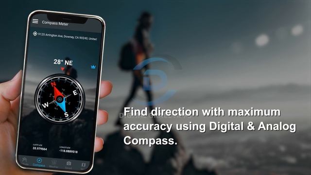 Smart Altimeter GPS Altitude I Travel Partner Record You History #compass #weather #map #timestamp