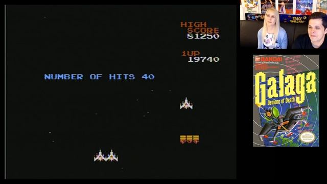 Galaga (NES) Live Stream With Mike & Claire
