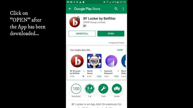 BF Browser For Android - Installation
