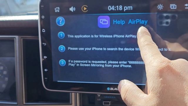 Airplay To Blaupunkt 10.1 Multimedia Single Din (wireless Carplay/Android Auto)