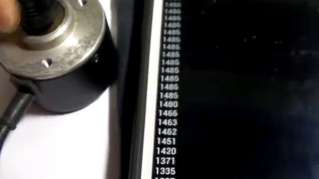 Rotary Encoder Test With Android Phone Bluetooth