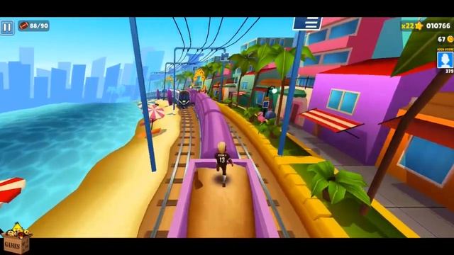 IGameBox😹TALKING TOM FRIEND Vs SUBWAY SURFERS SUPER SATR NFLPA ⎮Gameplay For Kid#6