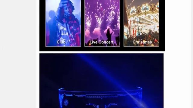 Технология светодиодный светящиеся очки Ins весьма популярен