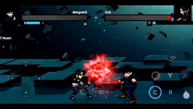 Megumi VS Sai - Anime Mugen Battle (Exagear Android)