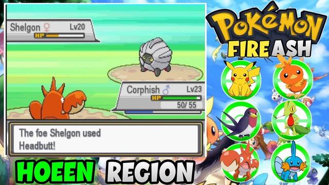 Pokemon Fire Ash || Defeating Hoenn Gym Leaders || Hindi || Part 20  Gameplay Walkthrough