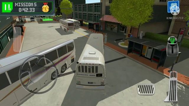 Bus Simulator Game Video 2021 - Realistic School Bus Parking Gadi Games - Android Gameplay