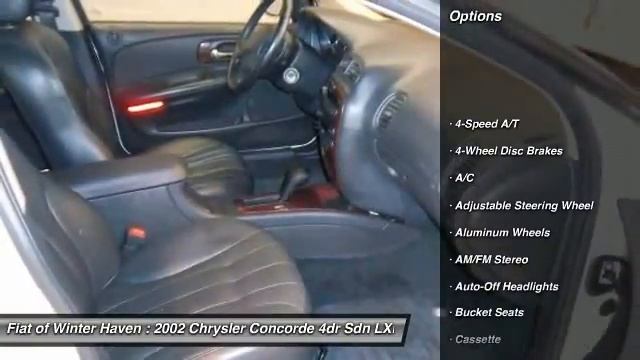 2002 Chrysler Concorde 4dr Sdn LXi Winter Haven FL 33880
