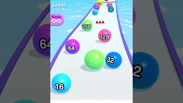 Ball Run 2048 - All Levels Gameplay Android, IOS ( Levels 3900 )