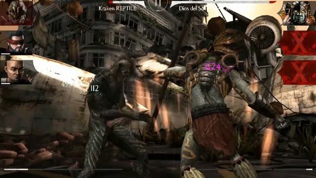 MORTAL KOMBAT X MOBILE / Gameplay Reptile Kraken