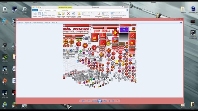 CÓMO CREAR TU PROPIO TEXTURE PACK PARA GEOMETRY DASH [1.9] + Descarga Android - Bycraftxx