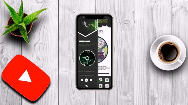 Rick And Morty Theme For KLWP And EMUI 9.1