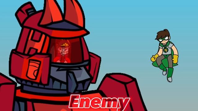 Friday Night Funkin' Vs. Tord Red Fury Enemy (Enemy But Tord And Power Edd Sing It)