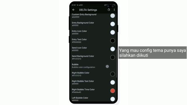 WA MOD ANDROID - DELTA-YOWA V1.1.0
Dark Style Theme