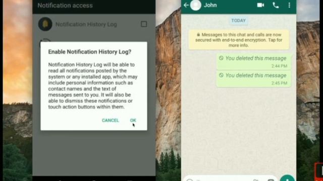 Cara Membuka Pesan Whatsapp Yang Terhapus Dengan Menggunakan Aplikasi Notification History