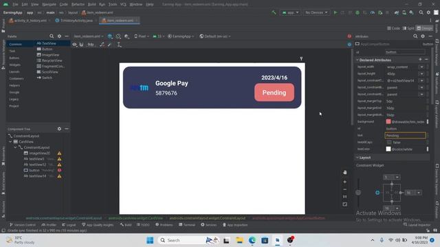 Create Earning App In Android Studio | Part - 18 | Android Reward App Tutorial