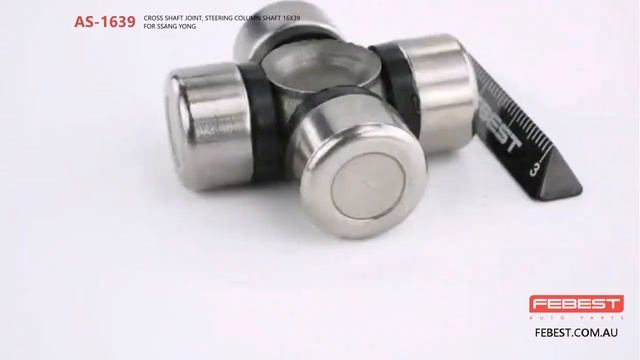 AS-1639 CROSS SHAFT JOINT, STEERING COLUMN SHAFT 16X39 FOR SSANG YONG