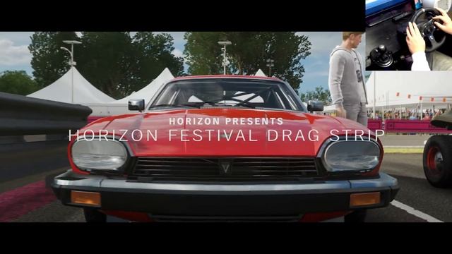Forza Hoizon 4 655HP JAGUAR XJ-S 1/4 Mile 10.244