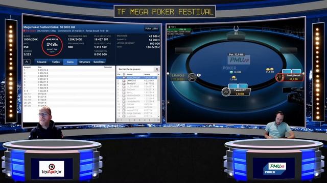 Table Finale Mega Poker Festival